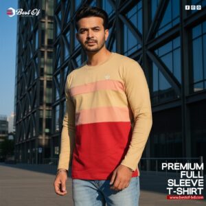 Mens Premium Cotton Full Sleeve T-Shirt-26355T